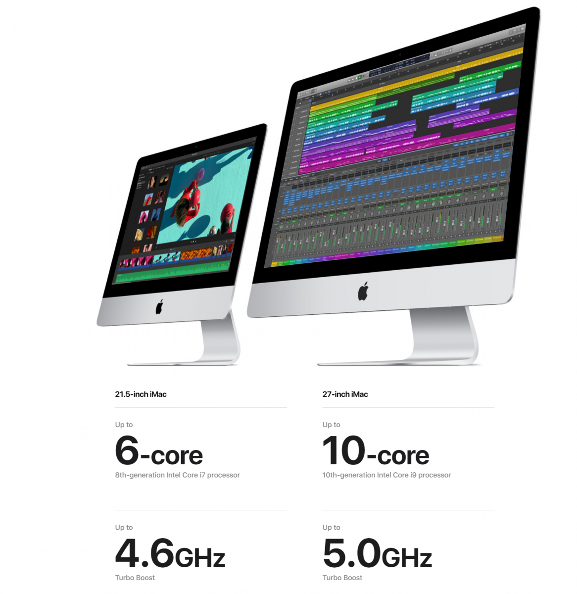 iMac 2020 27 inch i5 3.3GHz 6-Core up to 4.8GHz 512GB Storage